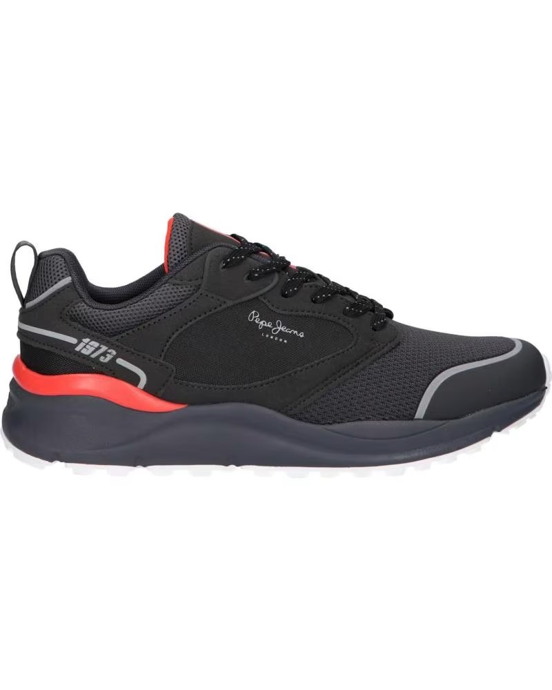 Zapatillas Deporte de Hombre Pepe Jeans PMS30777 Trail Light Knit 982 Antracite – imagen 2