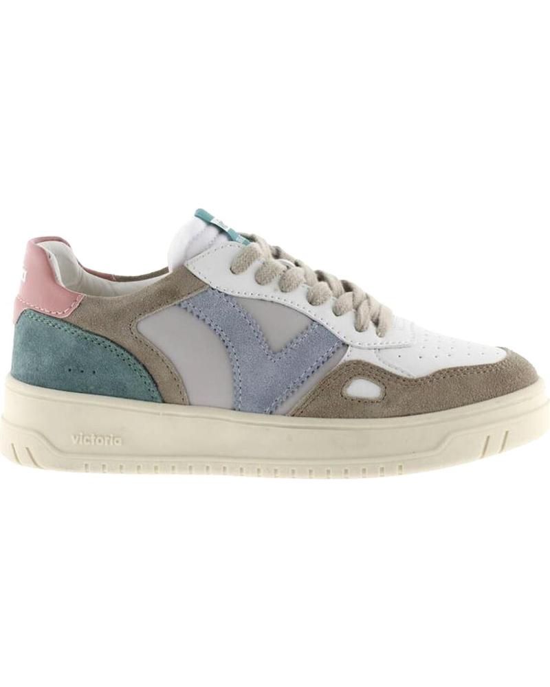 VICTORIA ZAPATILLAS DEPORTIVA SEÚL SERRAJE 1257105 BLANCO-TAUPE JADE