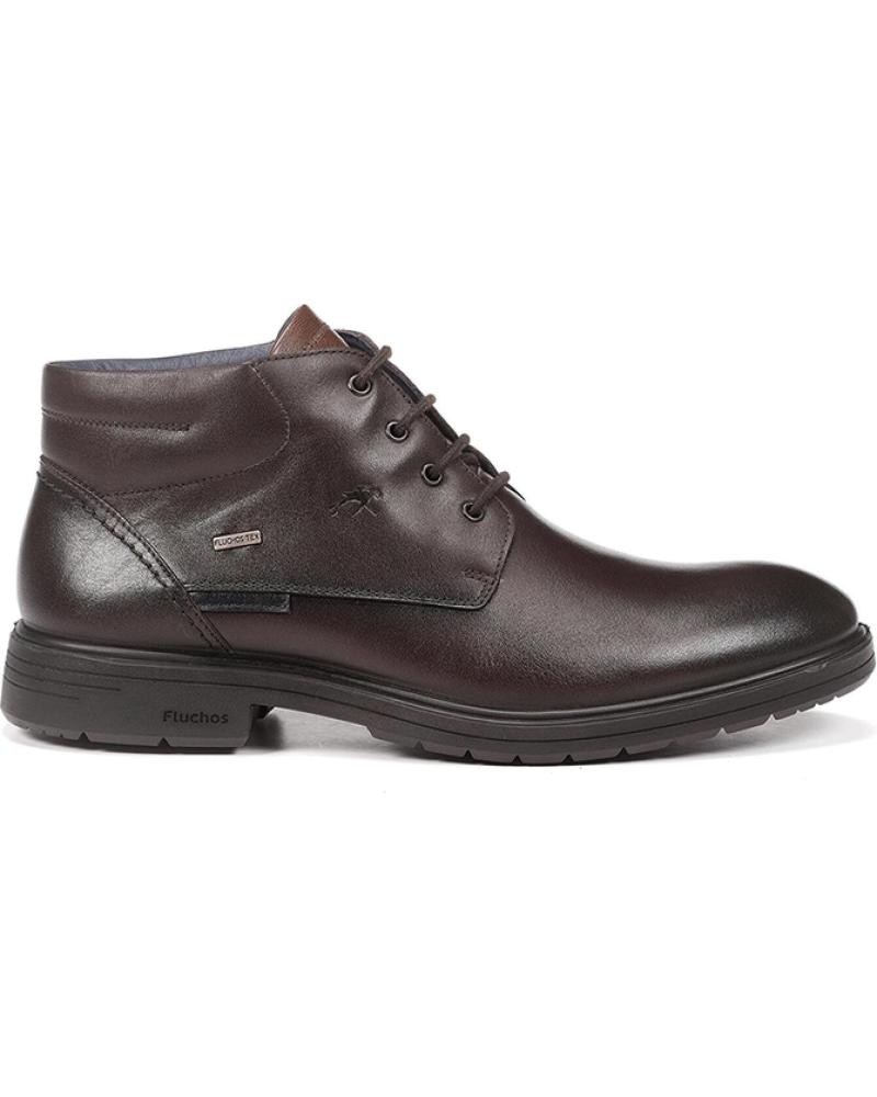 Botines de Hombre FLUCHOS BOTIN PIEL IMPERMEABLE MAGNUS F1305 MARRóN