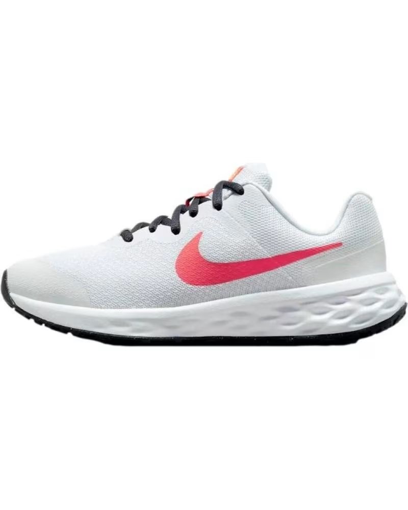 Nike DD1096-101 Revolution 6 White-sea Coral-gridiron-laser Orange