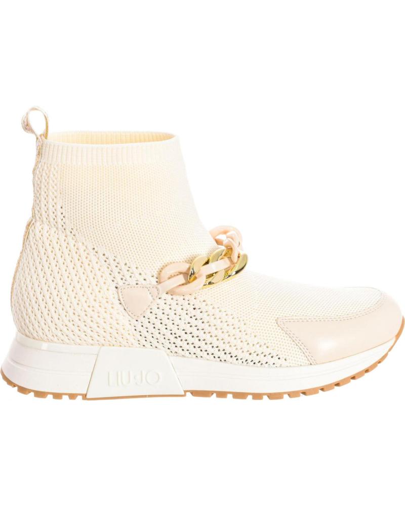 Zapatillas deporte de Mujer LIU JO KISS 503 - SNEAKER DEPORTIVA ABOTINADA MUJER BLANCO
