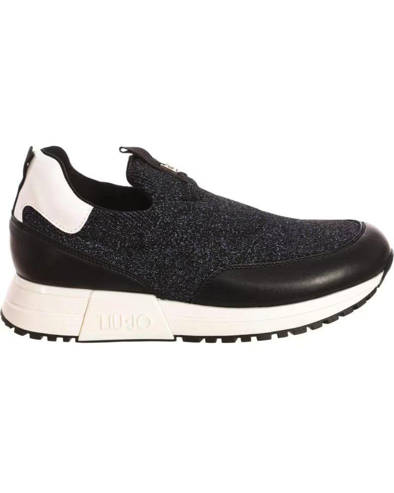 Liu Jo Kiss 504 - Sneaker Estilo Sport Mujer Negro