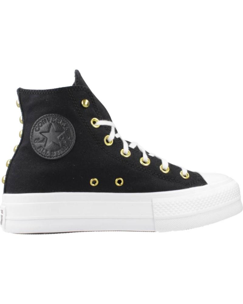 Deportivas de Mujer y Niña CONVERSE CHUCK TAYLOR ALL STAR LIFT PLATFORM STAR STUDDED NEGRO