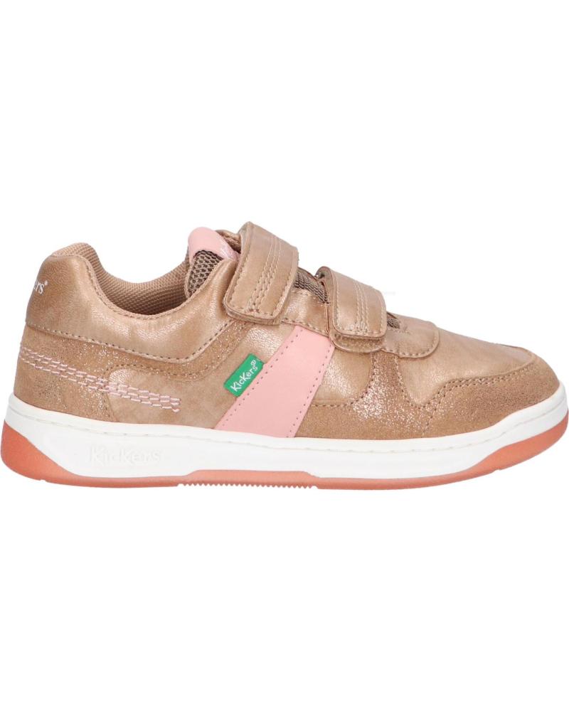 Deportivas de Niña KICKERS 910860-30 KALIDO 113 BEIGE ROSE GLIT