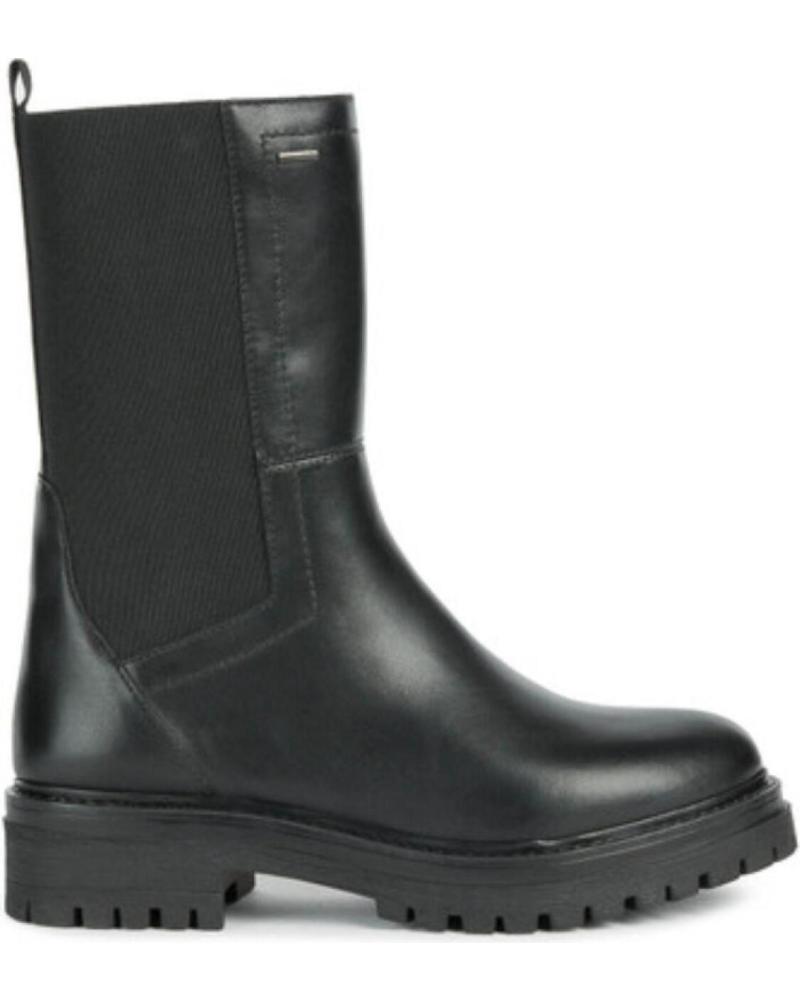 BOTAS BIKER GEOX IRIDEA ABX C9999BLACK NEGRAS PARA MUJER C9999BLACK