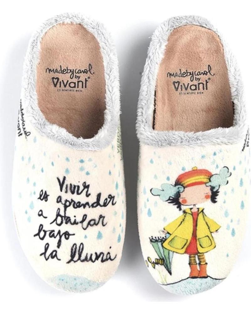 Pantufas de Mulher VIVANT ZAPATILLAS DE CASA BEIGE