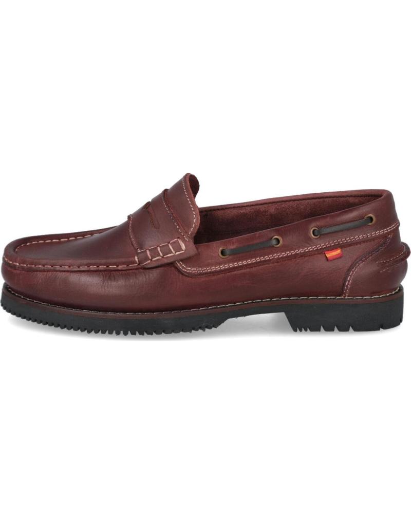 MOCASINES L&R SHOES 2452-3 COLOR BURDEOS BURDEOS