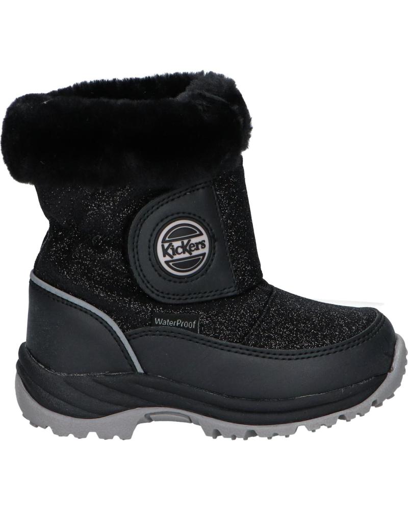 Botas de Niña KICKERS 744632-10 JUMOSNOW 81 NOIR BRILLANT