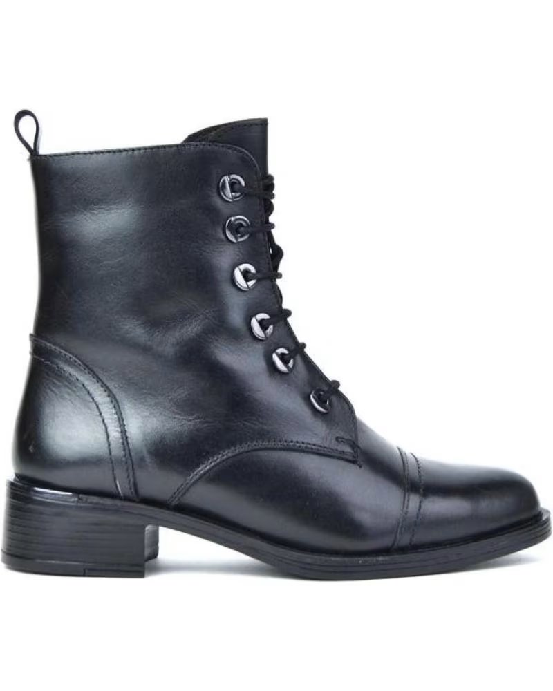 Botines de Mujer Kangaroos Botin Senora Piel Negropiel Negro