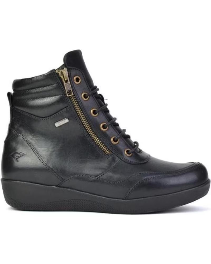 Botines de Mujer Kangaroos Botin Senora Piel Negropiel Negro 427-11