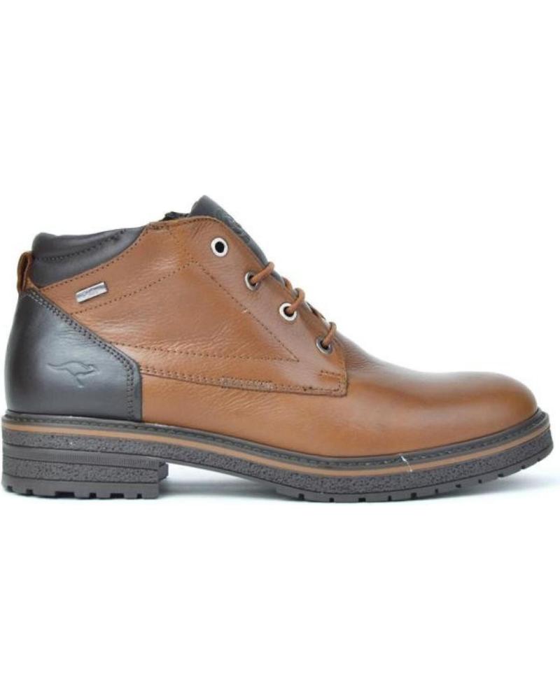 Botines de Hombre KANGAROOS BOTIN CABALLERO PIEL CUERO-MARRONPIEL CUERO-MARRON