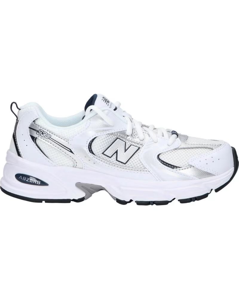 Deportivas de Mujer y Niña New Balance 530 GR530SB1 GR530V1 Blanco White