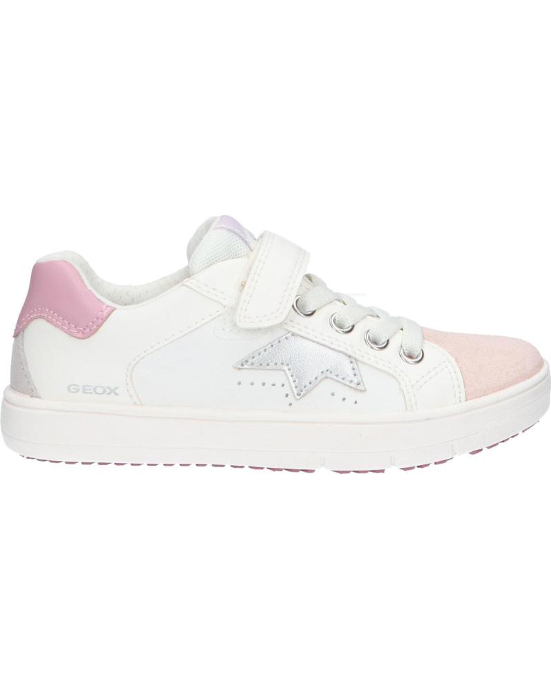 Deportivas de Niña GEOX J35GZA 08514 J FASTICS C0674 WHITE-ROSE