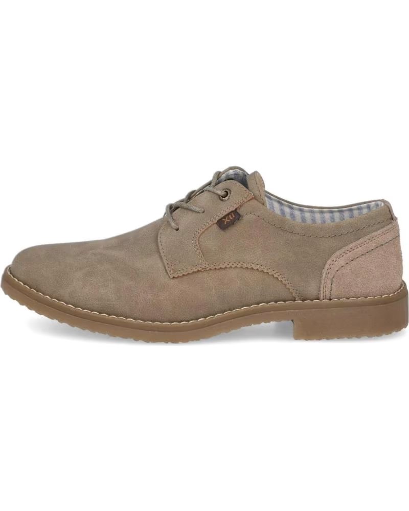 de xti 142528 zapatos de cordones hombre taupe