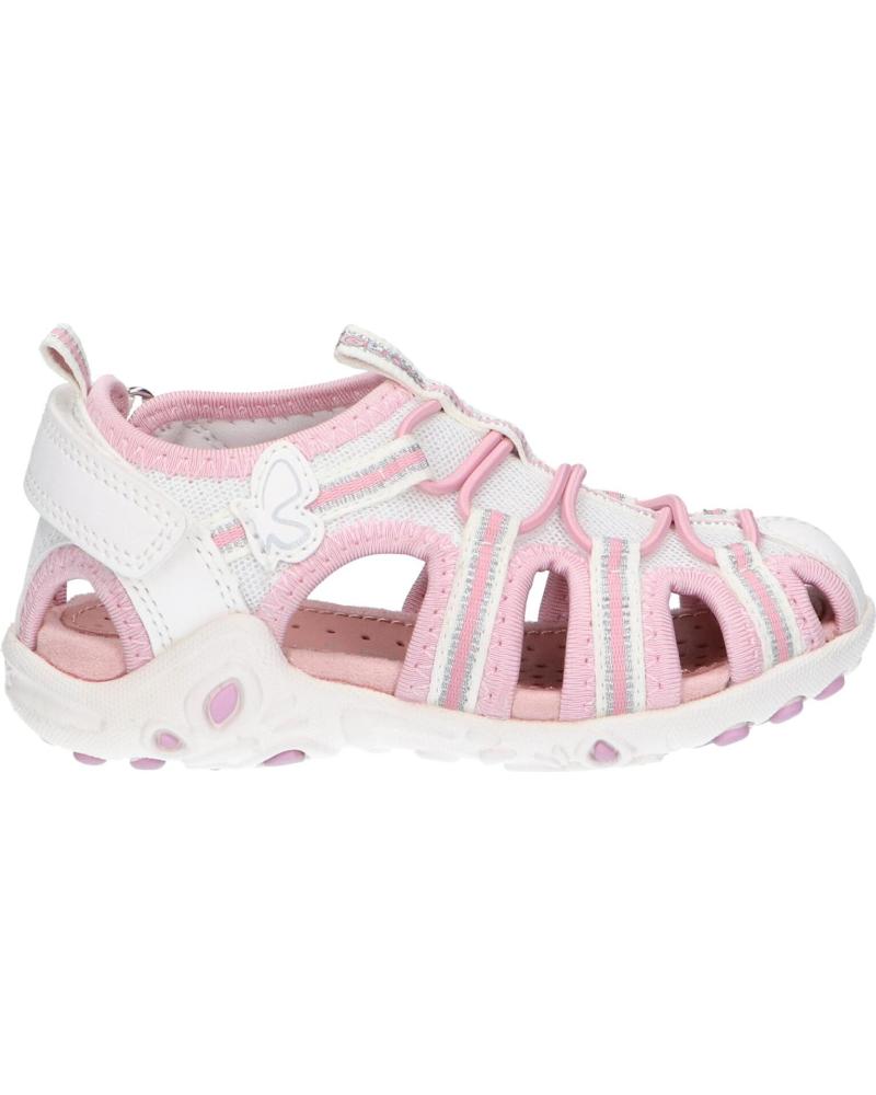 Sandalias de Niña GEOX J35GRA 0GNBC J SANDAL WHINBERRY C0406 WHITE-PINK