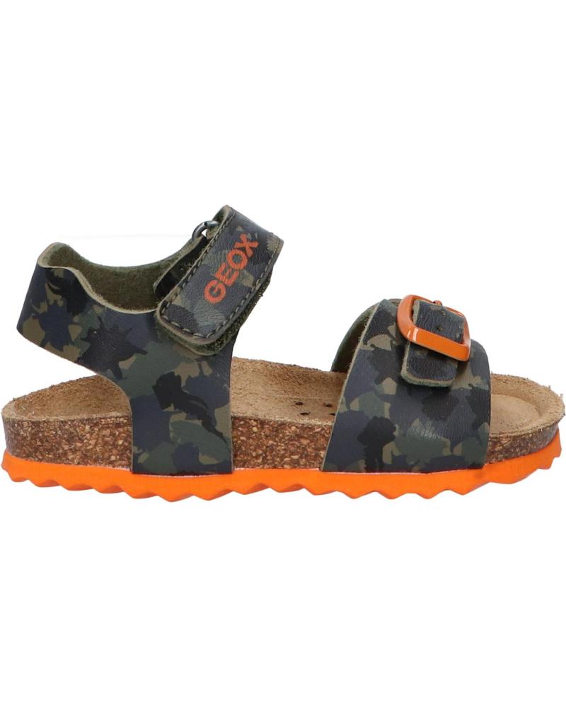 Sandalias de Niño GEOX B922QA 00004 B SANDAL CHALKI C0623 MILITARY-ORANGE