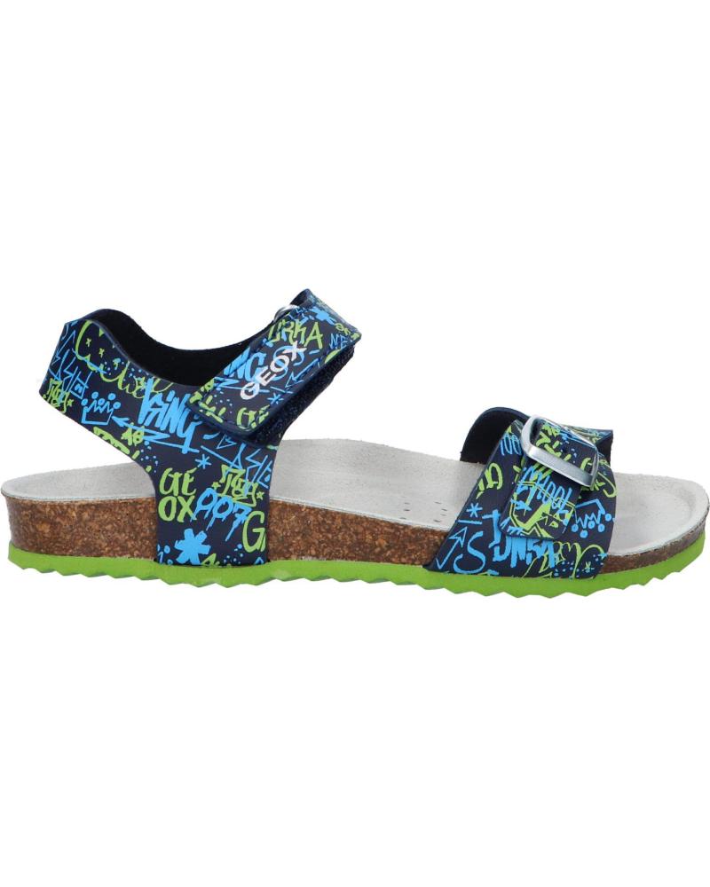 Sandalias de Niño GEOX J028LB 00004 J GHITA C0749 NAVY-LIME