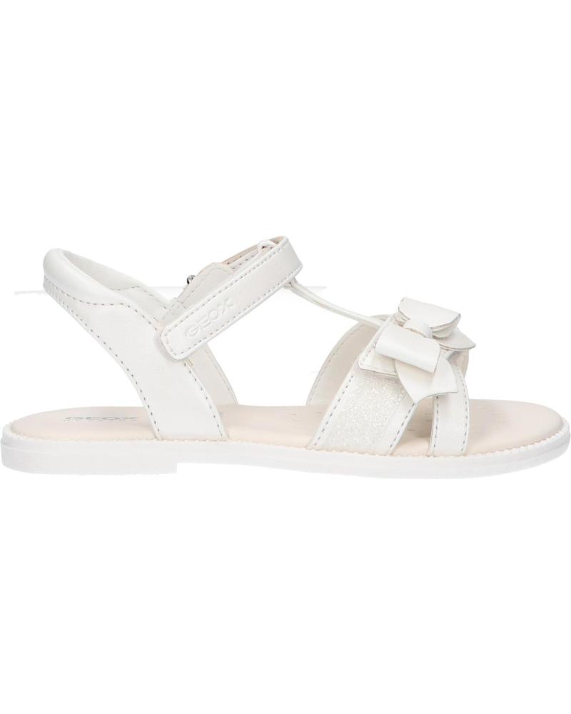 Sandalias de Niña GEOX J3535G 0NFEW J SANDAL KARLY C1000 WHITE