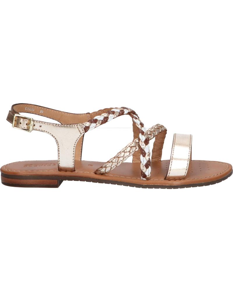 Sandalias de Mujer y Niña GEOX SANDALIAS SOZY -MARRON D35LXO ORO