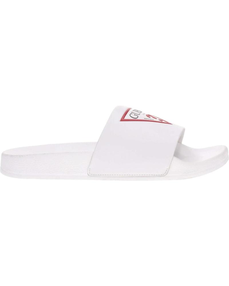 Chanclas de Hombre GUESS CHANCLAS COLICO BLANCO