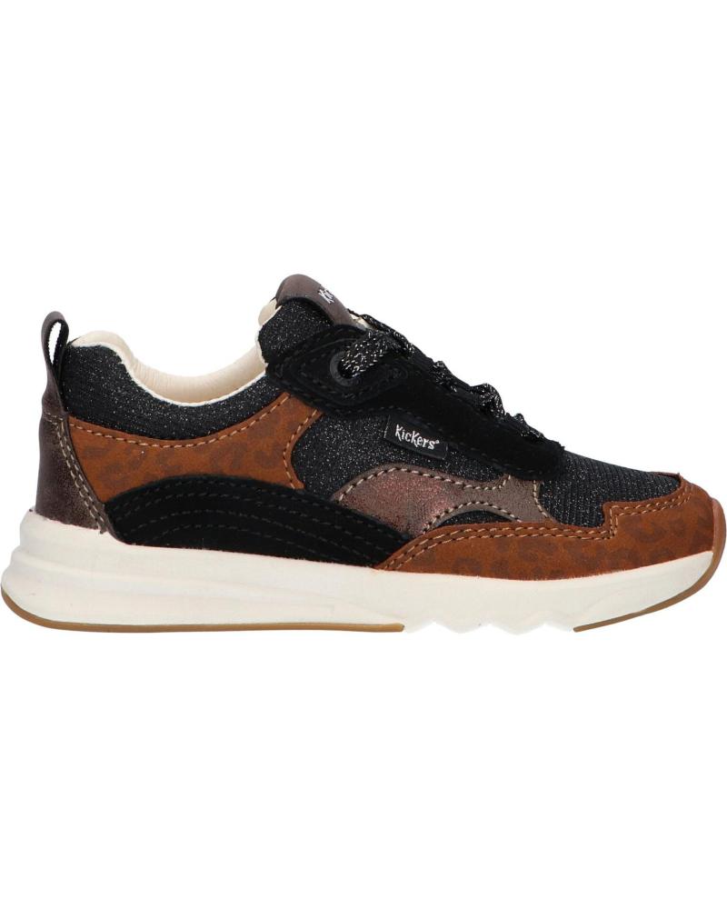 Zapatillas deporte de Mujer y Niña KICKERS 830212-30 KIWY CDT 82 NOIR LEOPARD