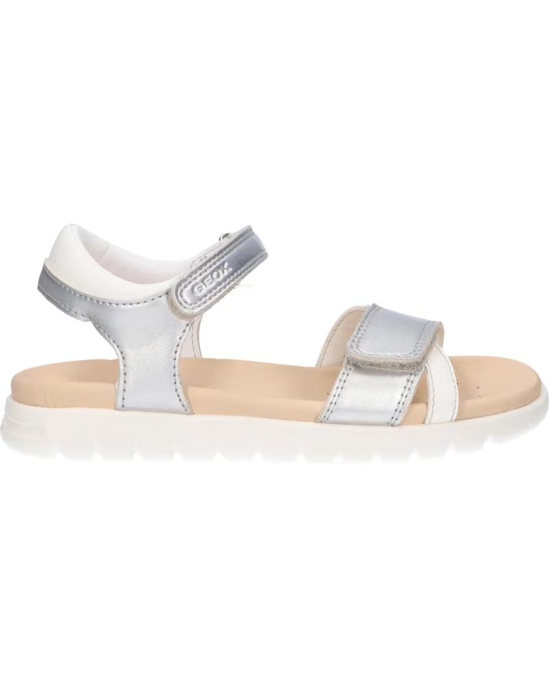 Geox J Sandal Soleima Gir Plata