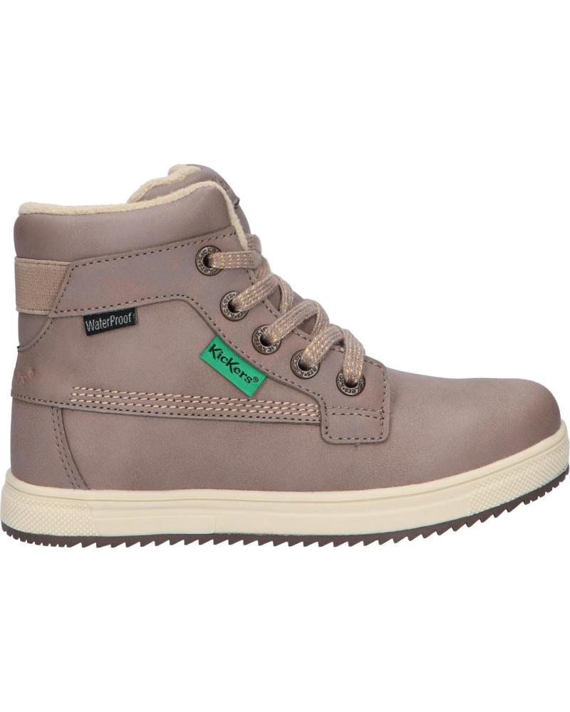 Botas de Mujer y Niña KICKERS 736804-30 YEPO WPF 11 BEIGE METALLISE