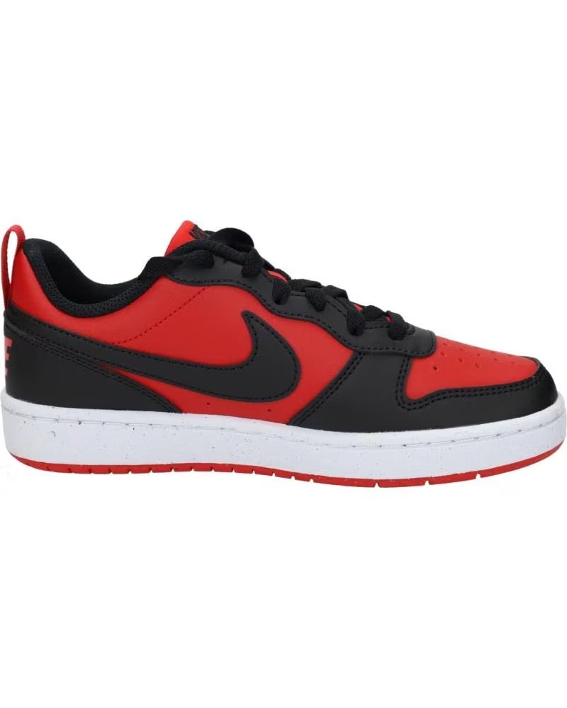 Nike Court Borough Low Recraft DV5456 - Rojo y Negro Negro-rojo