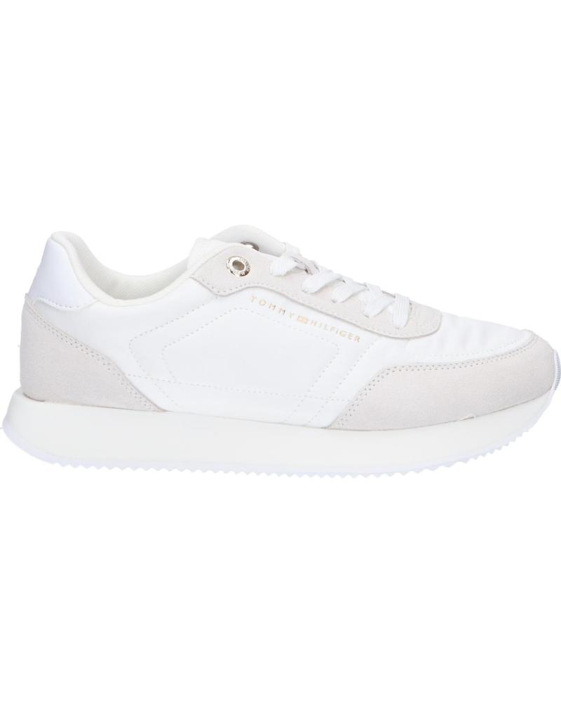 Zapatillas deporte de Mujer TOMMY HILFIGER FW0FW07681 ESSENTIAL RUNNER YBS WHITE