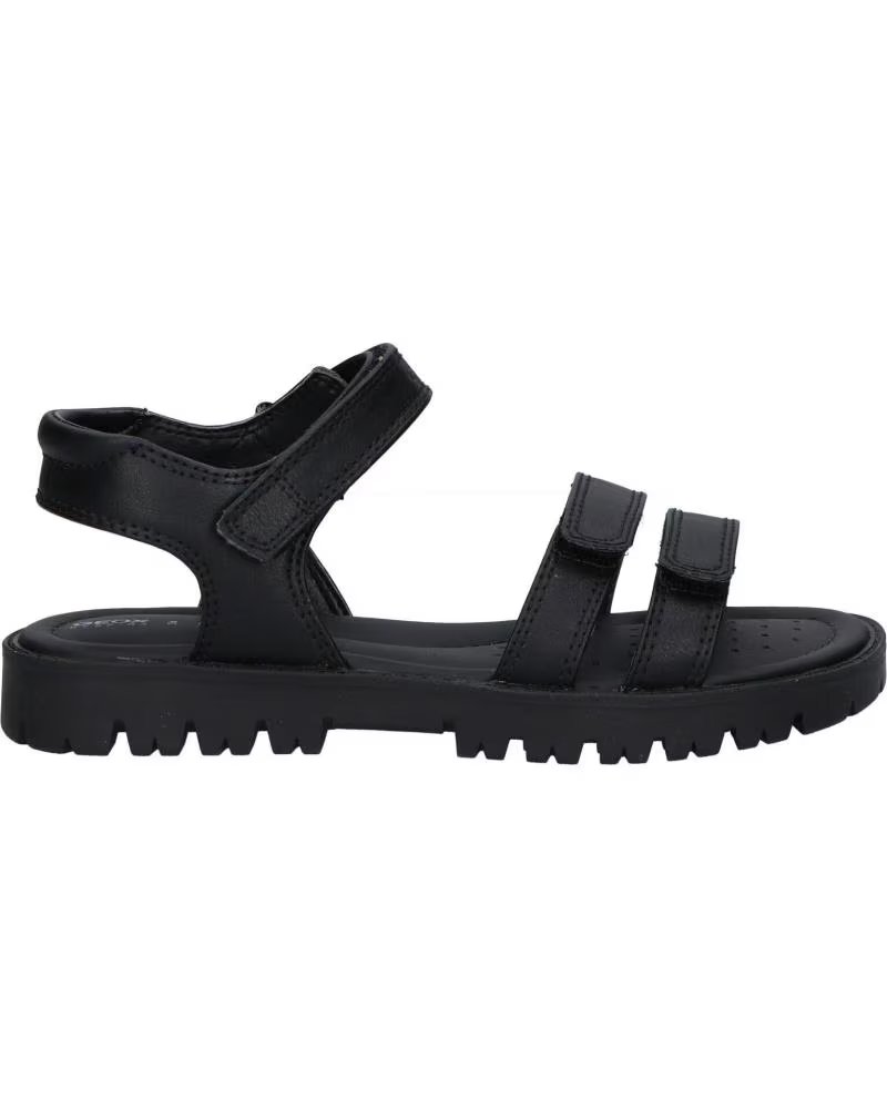 Geox J35FYA 000BC J Sandal Starblush C9999 Black