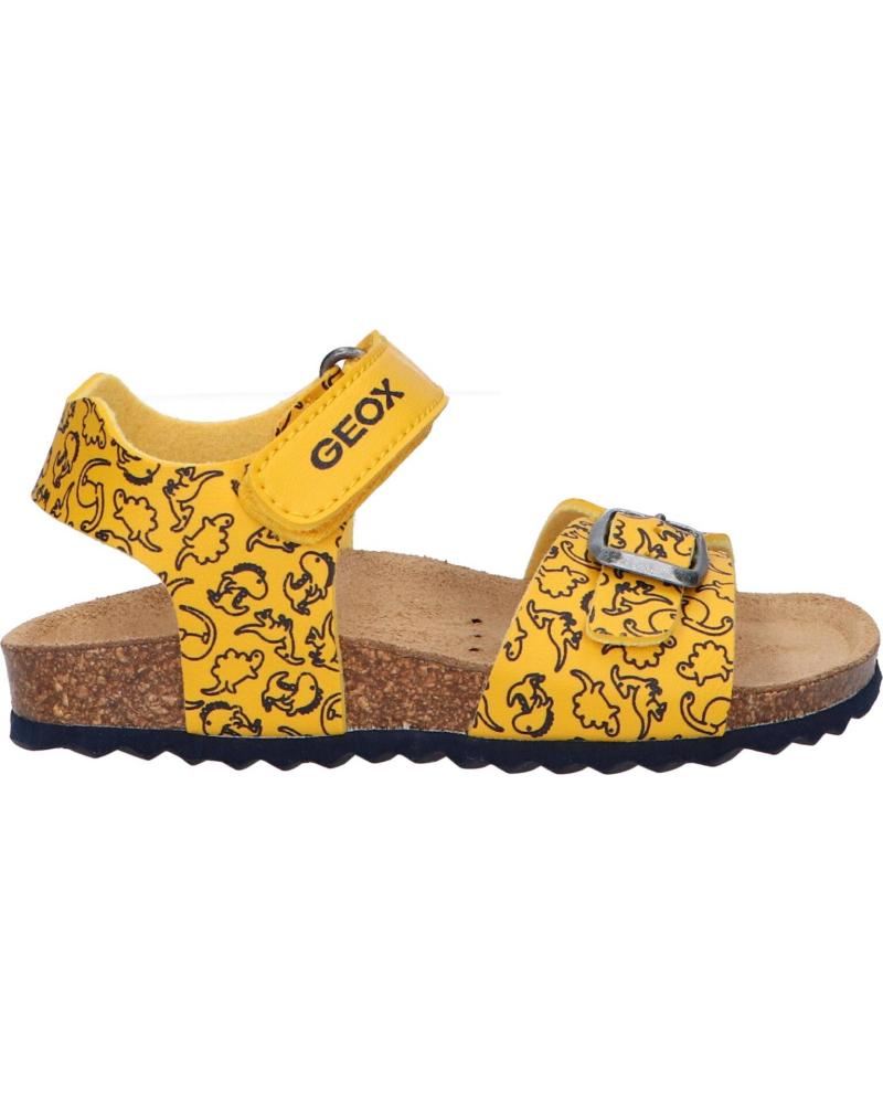 Sandalias de Niño GEOX B922QA 00454 B SANDAL CHALKI C2117 YELLOW-NAVY