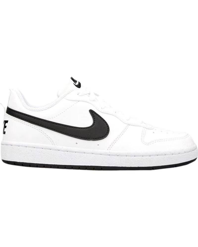 de NIKE ZAPATILLAS DEPORTIVAS NIKE COURT BOROUGH LOW RECRAFT GS DV5456-104 BLANCO NEGRO WHITE-BLACK