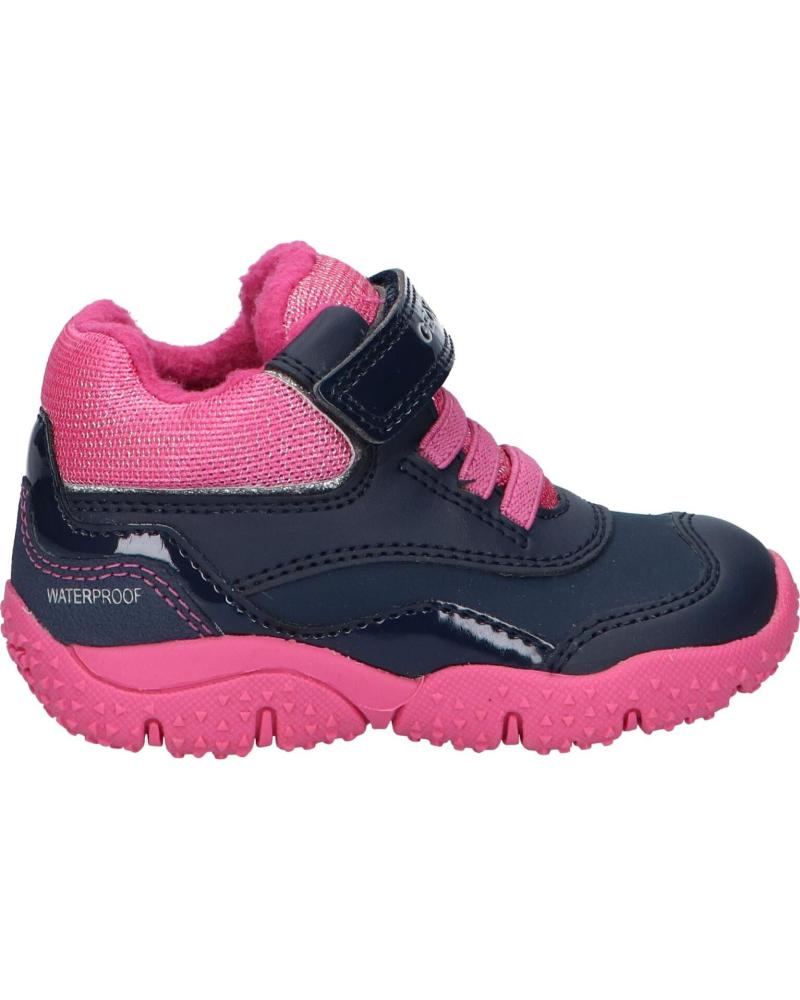 Botines de Niña GEOX B04H1A 0BCM2 B BALTIC B WPF C4268 NAVY-FUCHSIA