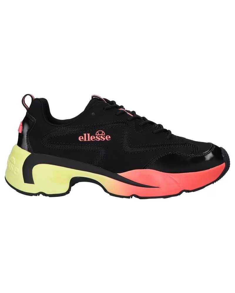 Zapatillas Deporte de Mujer Ellesse 617102 Indus Gradient Blk-ylw-org