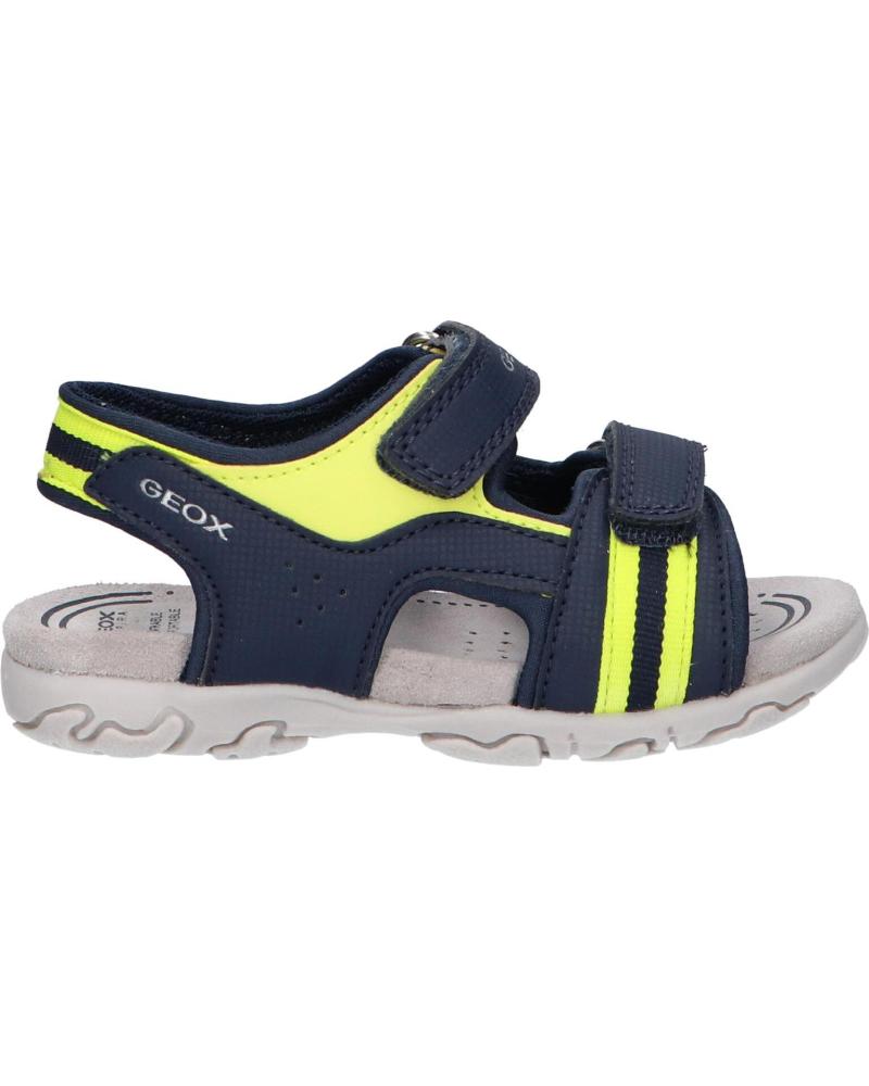 Sandalias de Niño GEOX B3559C 000CE B SANDAL FLAFFEE C4502 NAVY-FLUO YELLOW