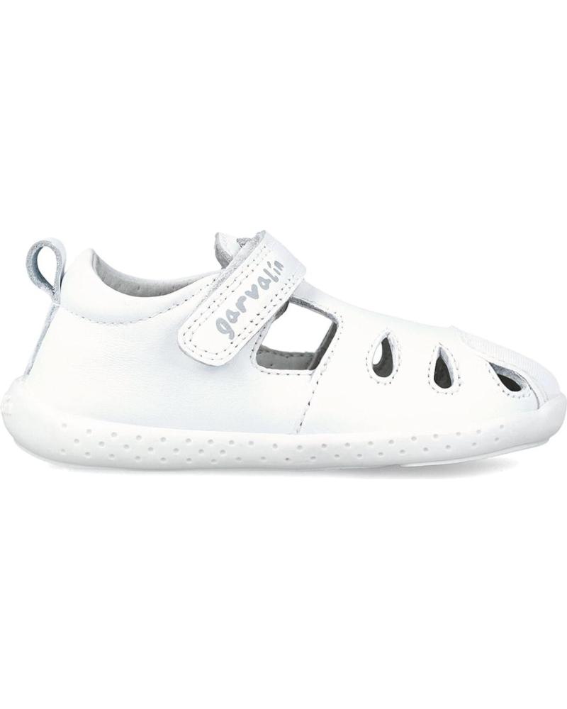 GARVALIN SANDALIAS PIEL 242323-B - BLANCAS PARA NIÑO BLANCO