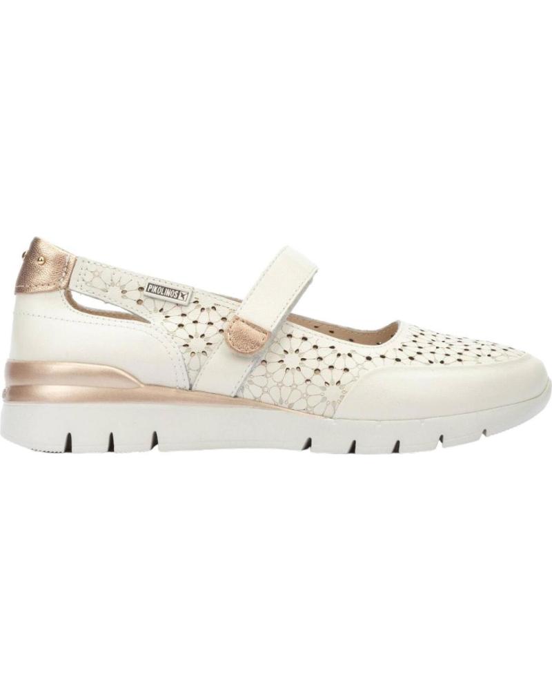 PIKOLINOS MERCEDITAS NATA CON DETALLES DORADOS NATA