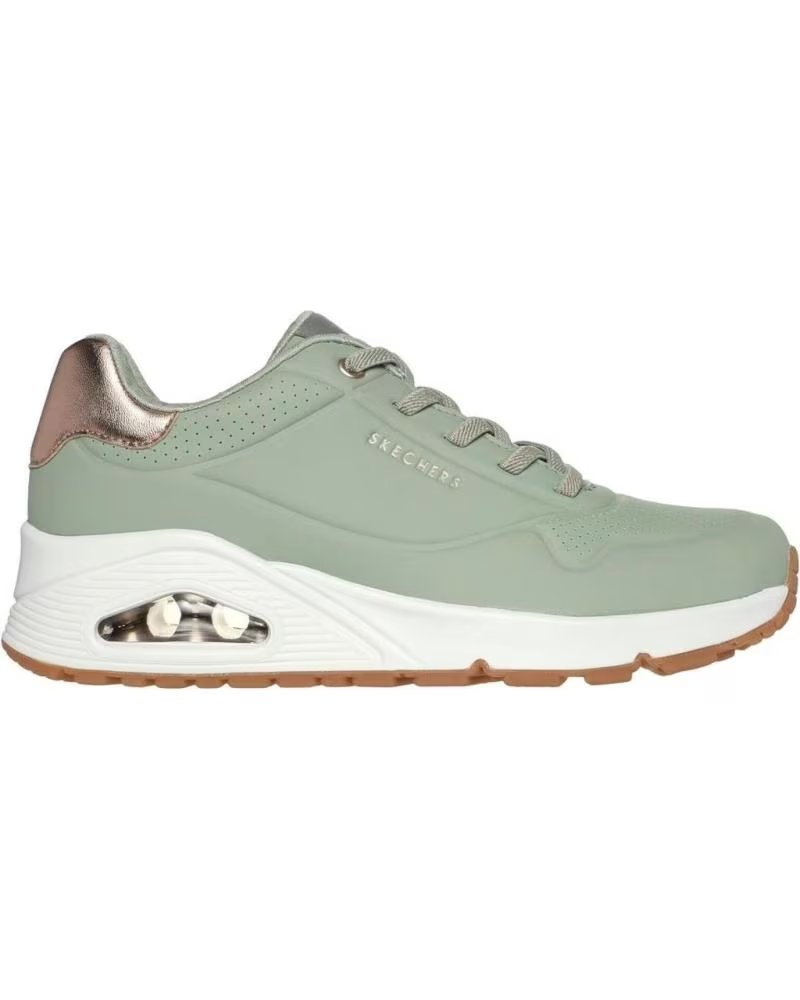 Zapatillas Deporte de Mujer Skechers Uno Air Shimmer Away Verde Claro