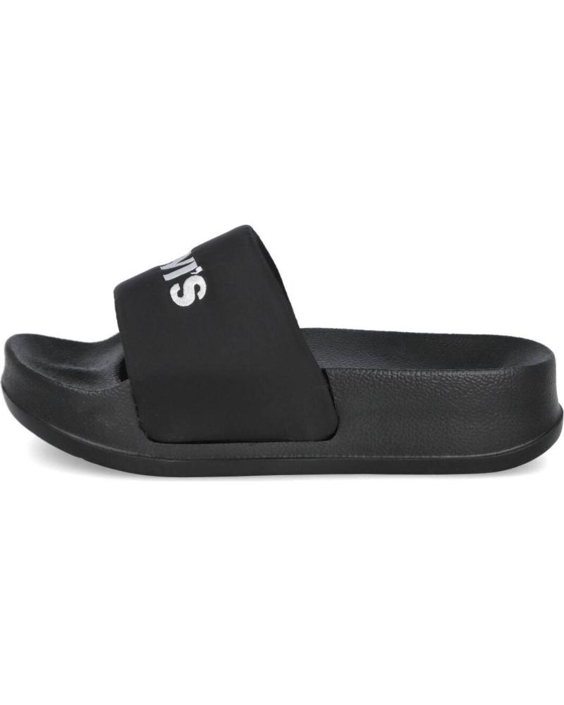 Chanclas de Mujer LEVIS ® 235638 KLAPKI JUNE S BOLD PADDE NEGRO