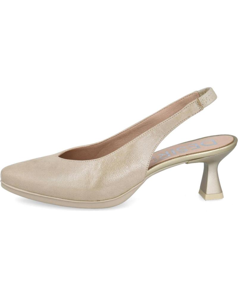 SANDALIAS DE TACÓN SLINGBACK DESIREÉ MAIA1 CHAMPAGNE CHAMPAGNE