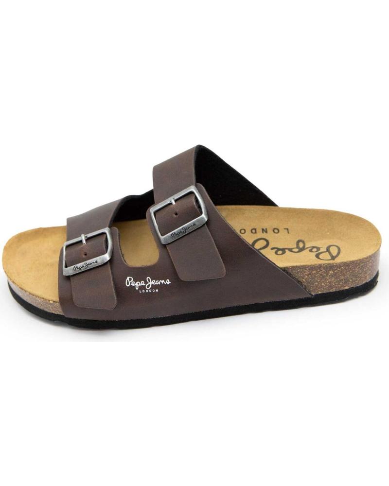 Sandalias de Hombre PEPE JEANS DE BIO DOUBLE KANSAS MARRÓN - REF: 1173472