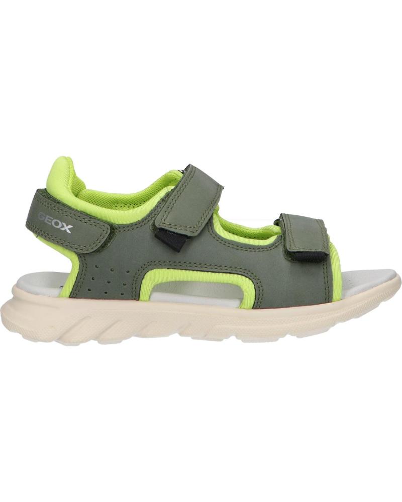 Sandalias de Niño GEOX J45F1A 015ME J SANDAL AIRADYUM C0914 MILITARY-LIME