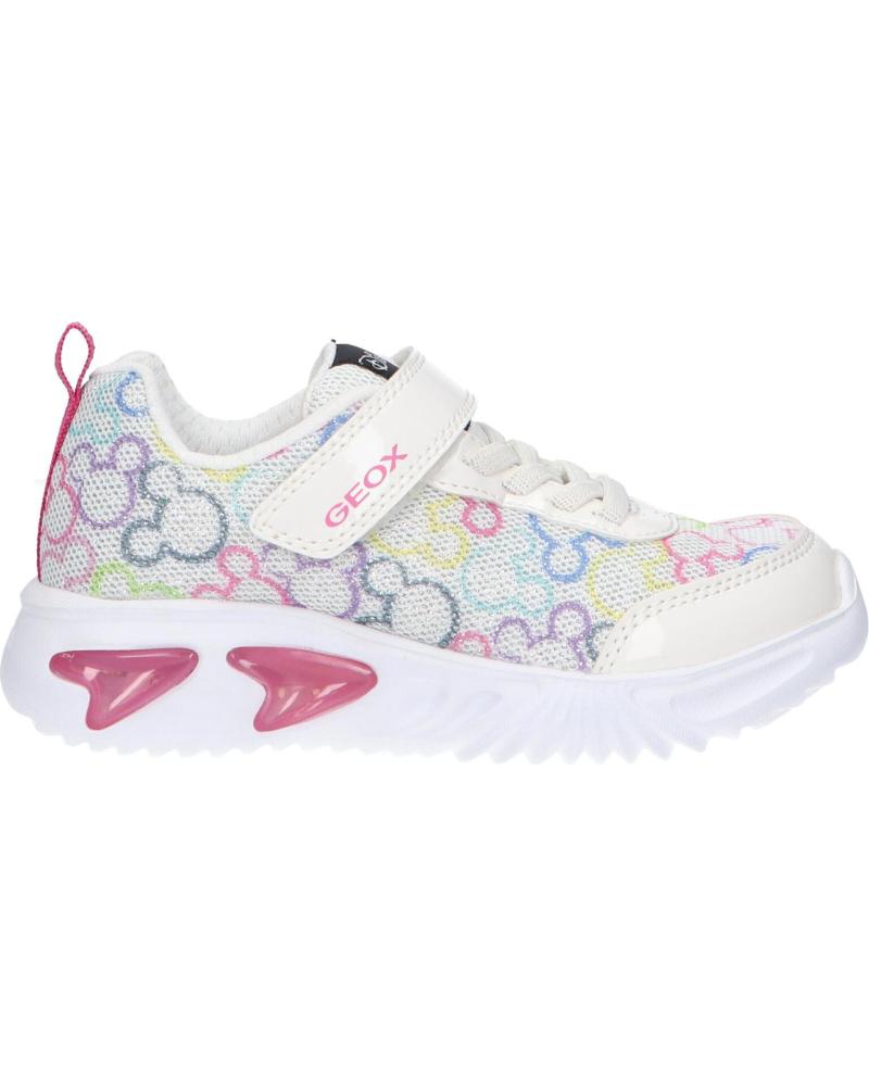 Deportivas de Niña GEOX J45E9D 09LHH J ASSISTER C0653 WHITE-MULTICOLOR
