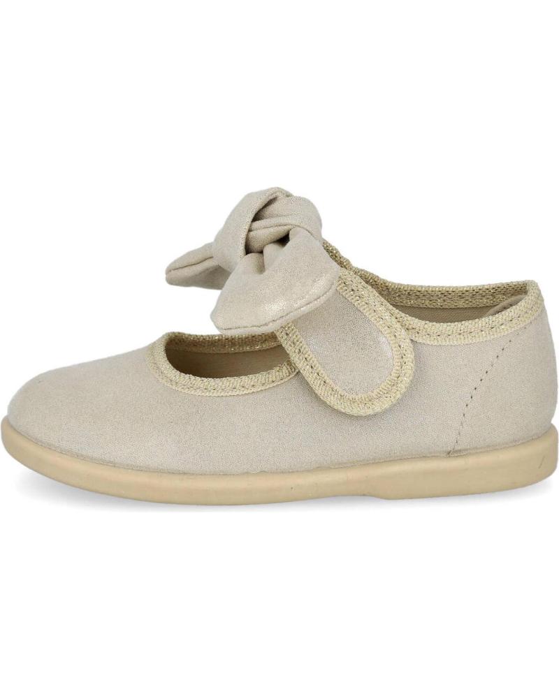 Deportivas de Niña BATILAS 106-109 MERCEDITAS LONA NINA ORO