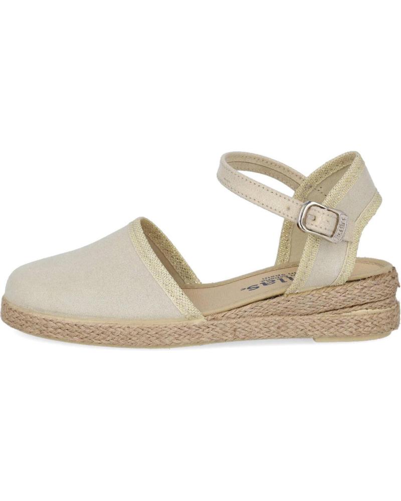 Sandalias de Niña BATILAS 201-109 ALPARGATAS NINA CON HEB ORO
