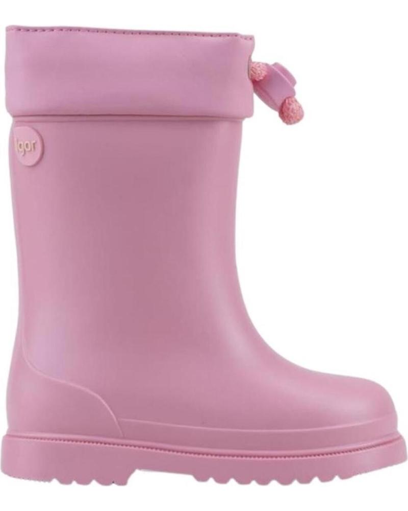 Botas de agua de Mujer IGOR BOTAS DE AGUA CHUFO VARIOS W10100 ROSA