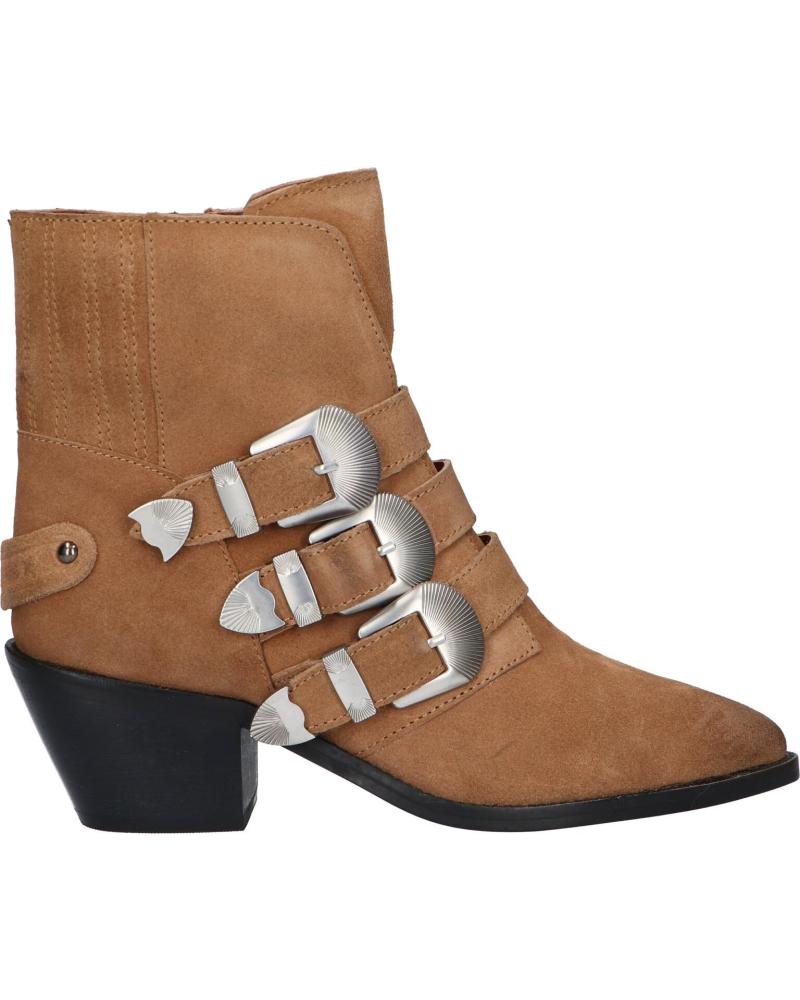 Botines de Mujer PEPE JEANS PLS50392 WESTERN W BUCKLE 855 CAMEL