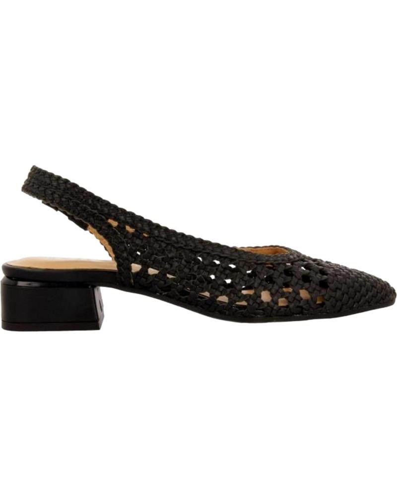 Sandalias de Mujer GIOSEPPO BAILARINAS PIEL TRENZADA PISKOVE 71185 NEGRO
