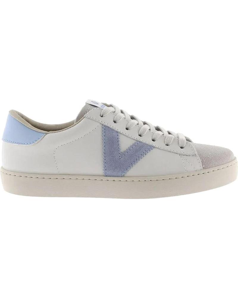 ZAPATILLAS VICTORIA BERLIN 1126142 PIEL SERRAJE CELESTE CELESTE