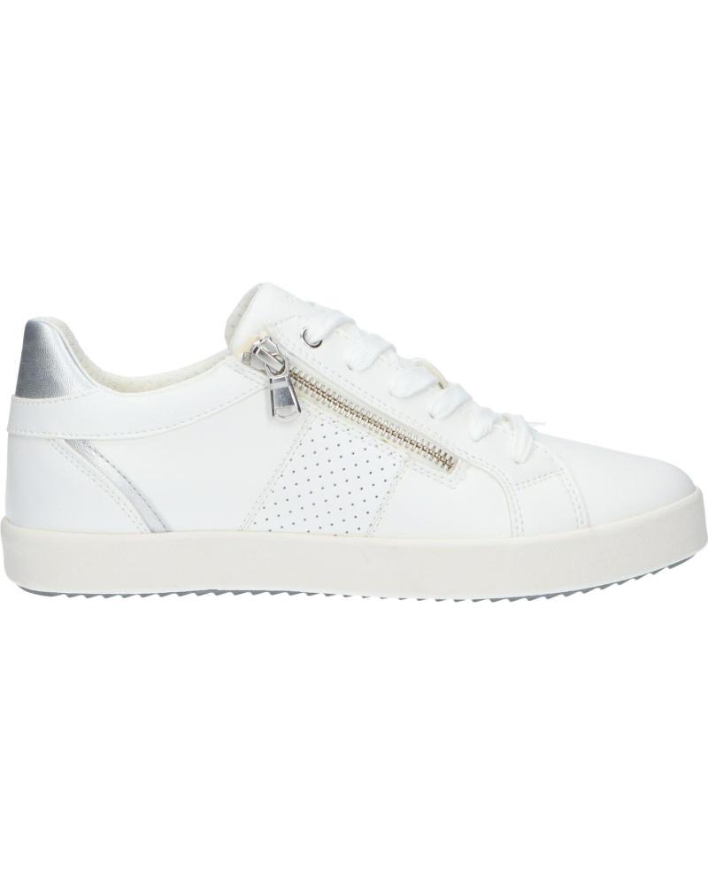 Zapatillas deporte de Mujer GEOX D366HE 054AJ D BLOMIEE C0007 WHITE-SILVER